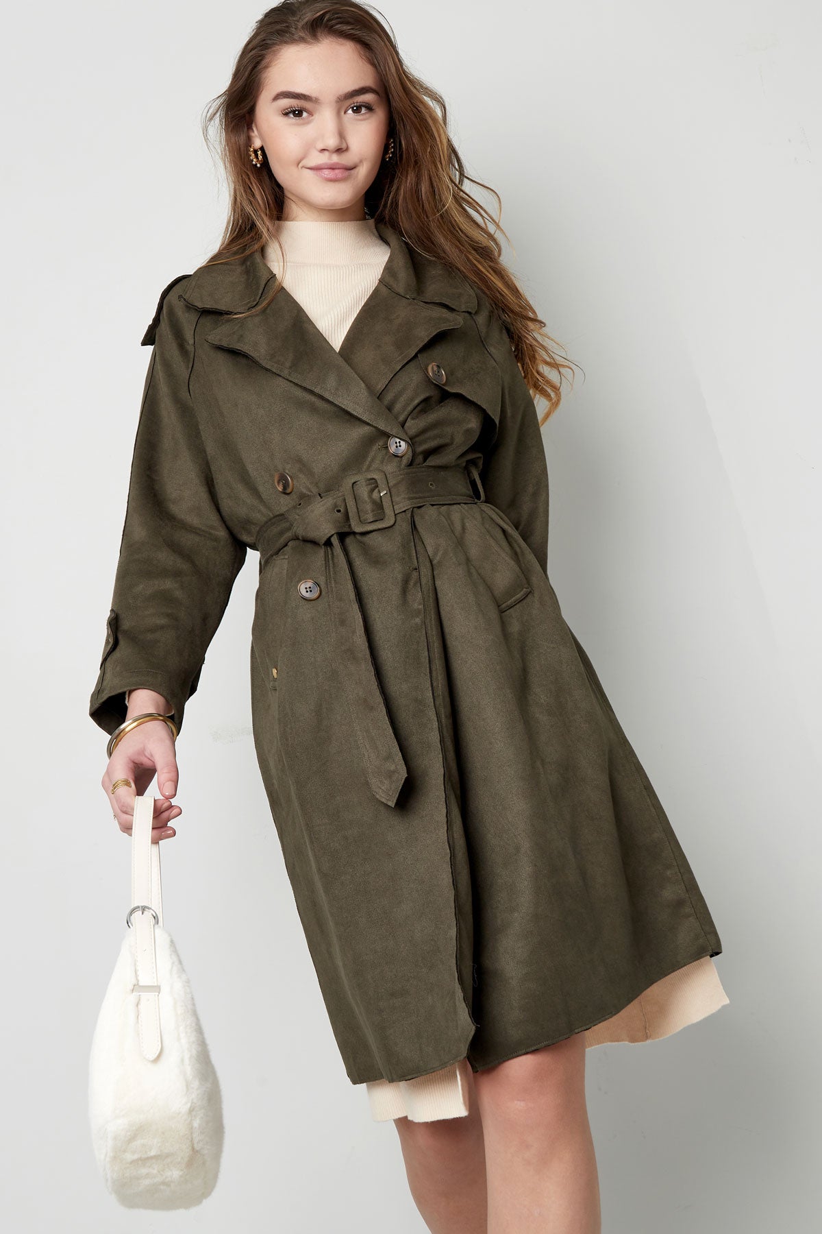 Isla Suede Trench - kombiner med ethvert outfit!
