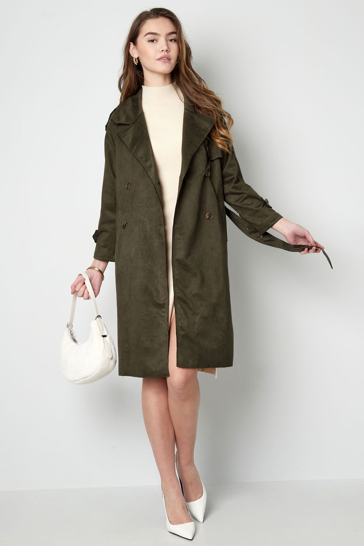 Isla Suede Trench - kombiner med ethvert outfit!