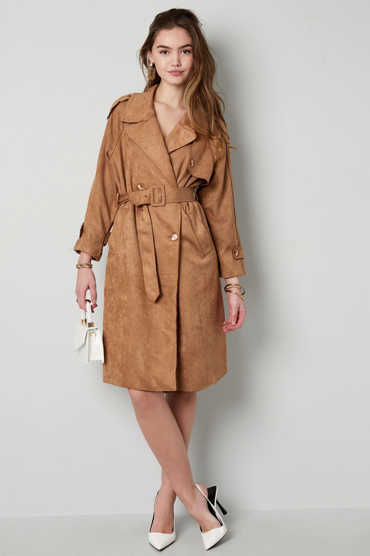 Isla Suede Trench - kombiner med ethvert outfit!
