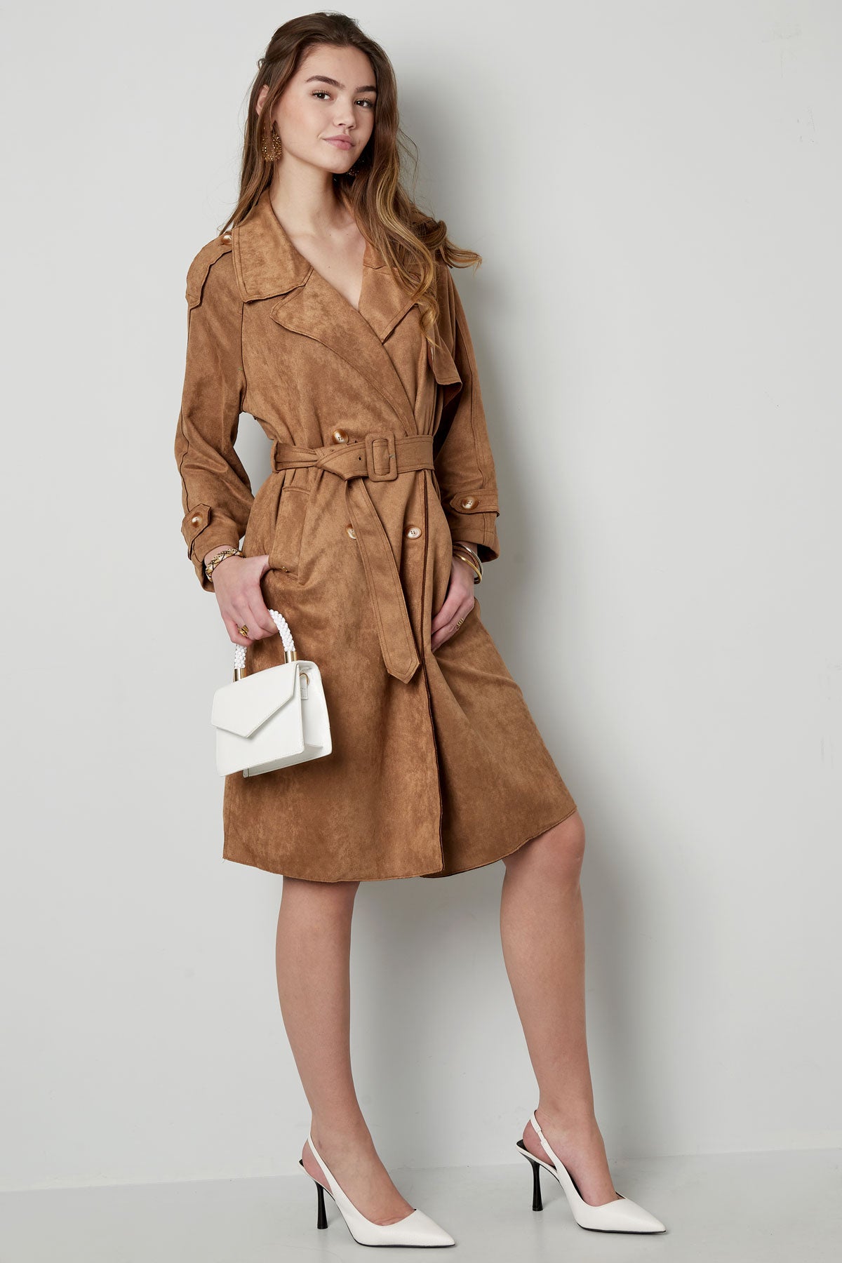 Isla Suede Trench - kombiner med ethvert outfit!