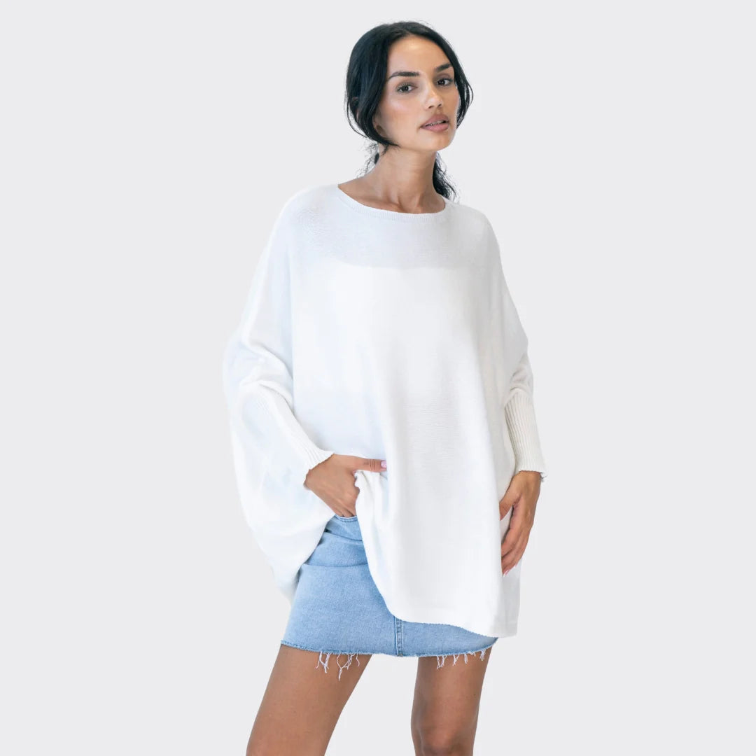 Cozy Oversized Trui Beige - Heerlijk varm!