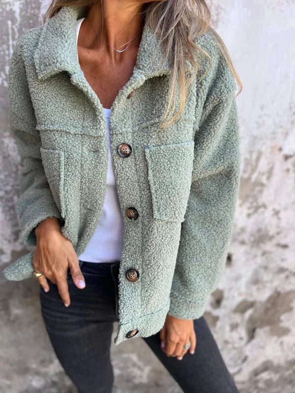 Isla Teddy Jacket - Blød udenpå, varm indeni