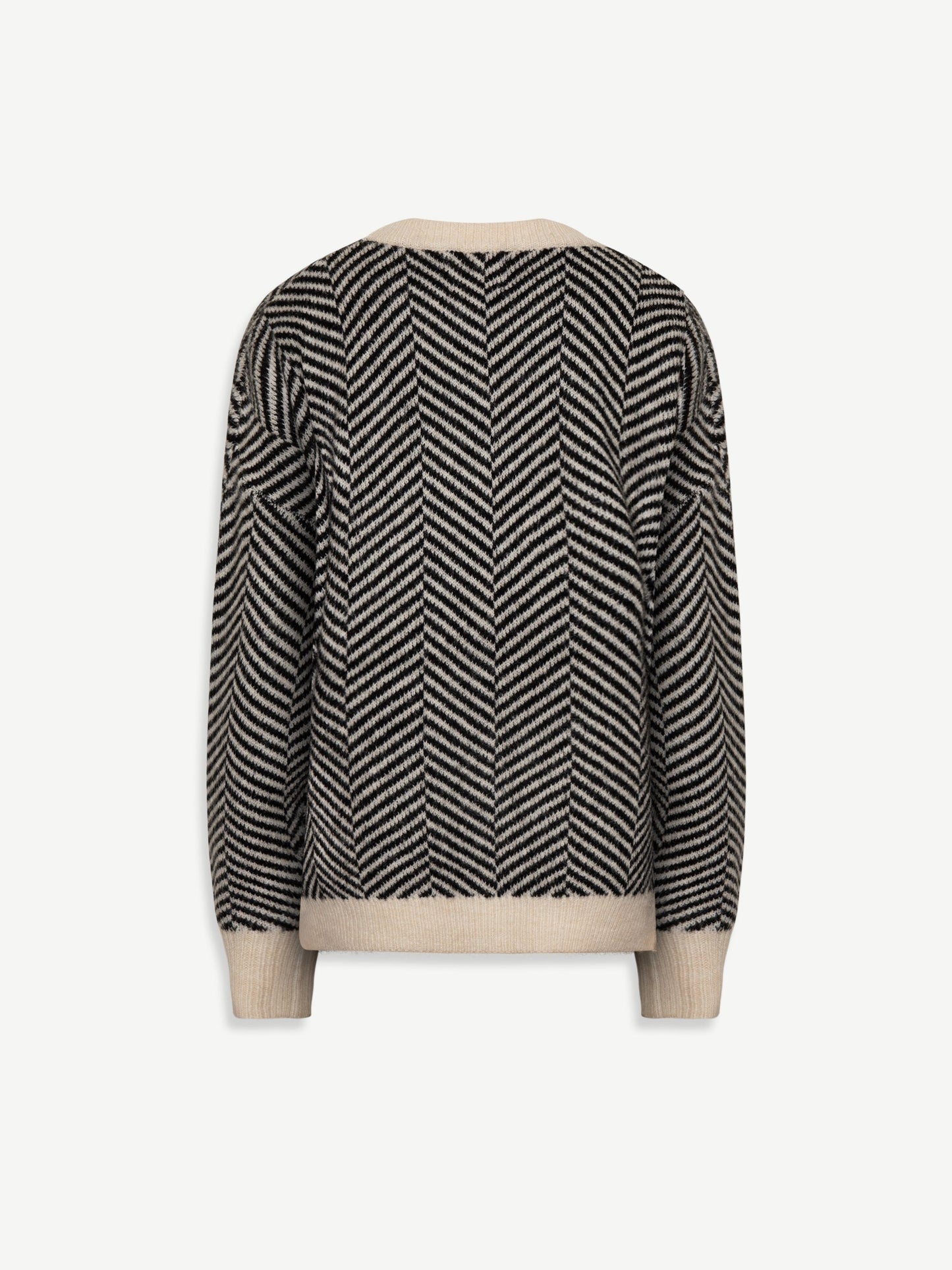 Lenya™ | Sweater med strikket mønster