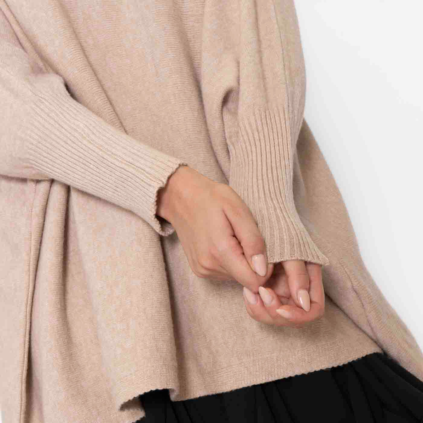 Cozy Oversized Trui Beige - Heerlijk varm!