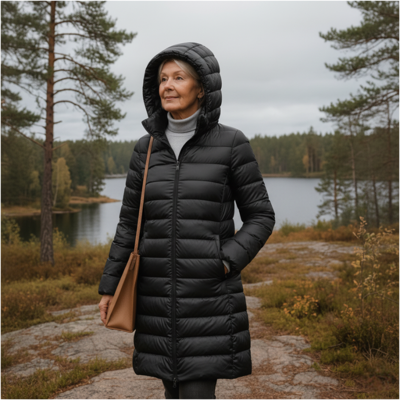 NOVA - Quiltet vandtæt jakke! Perfekt til denne årstid!