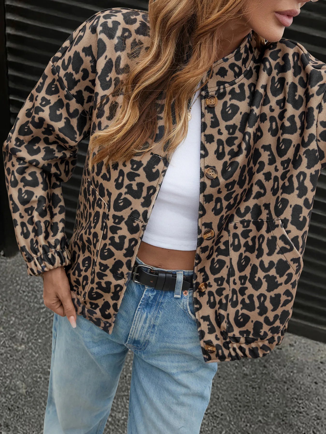 Leopard Luxe-jakke