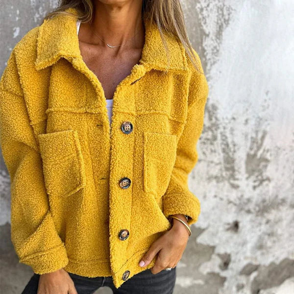 Isla Teddy Jacket - Blød udenpå, varm indeni