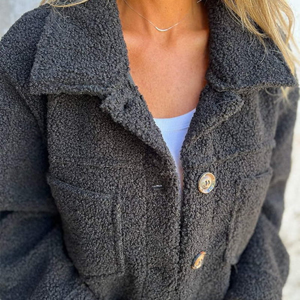 Isla Teddy Jacket - Blød udenpå, varm indeni