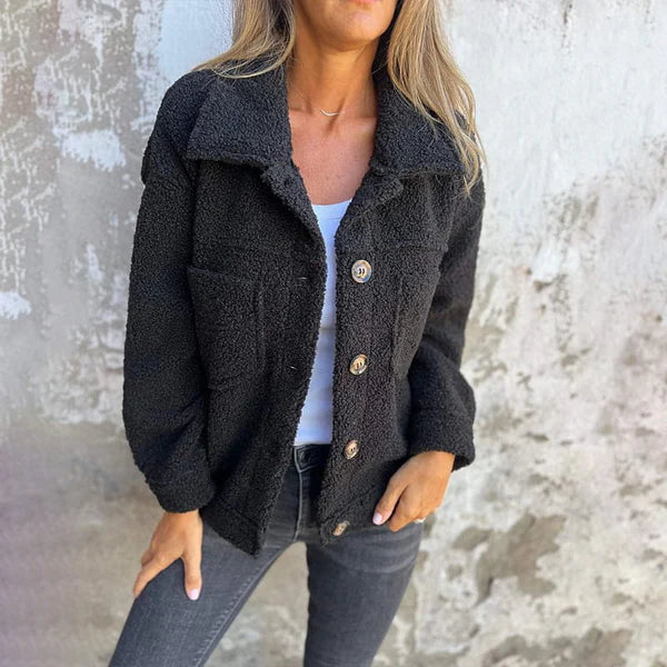Isla Teddy Jacket - Blød udenpå, varm indeni