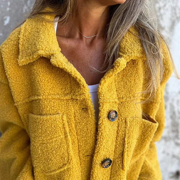 Isla Teddy Jacket - Blød udenpå, varm indeni