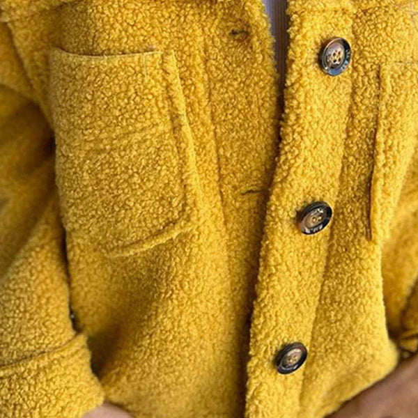 Isla Teddy Jacket - Blød udenpå, varm indeni