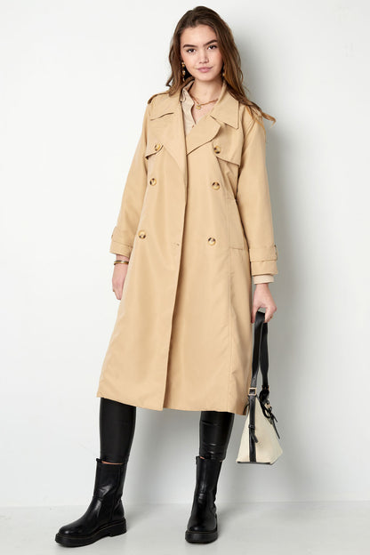 Isla Classic Trench - kan kombineres med ethvert outfit!