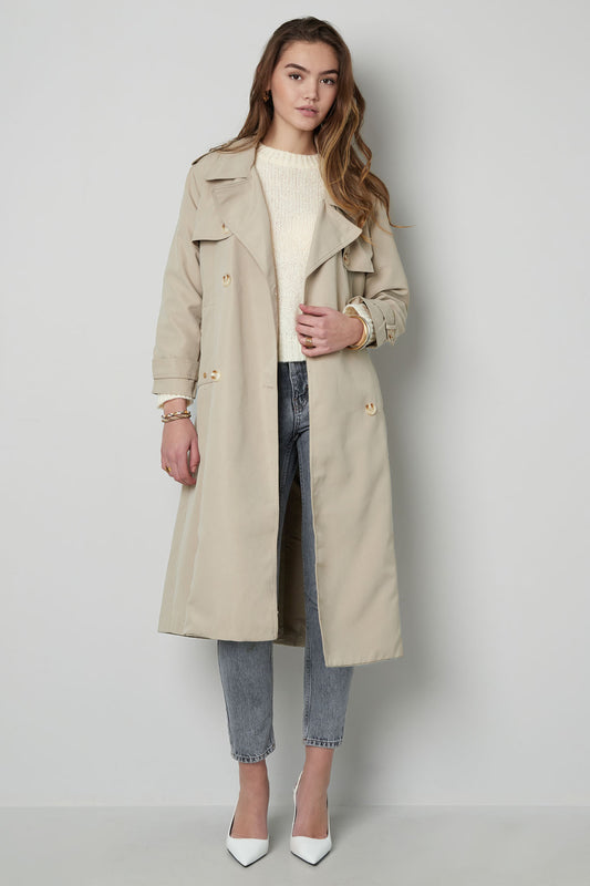 Isla Classic Trench - kan kombineres med ethvert outfit!