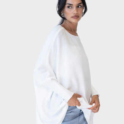 Cozy Oversized Trui Beige - Heerlijk varm!
