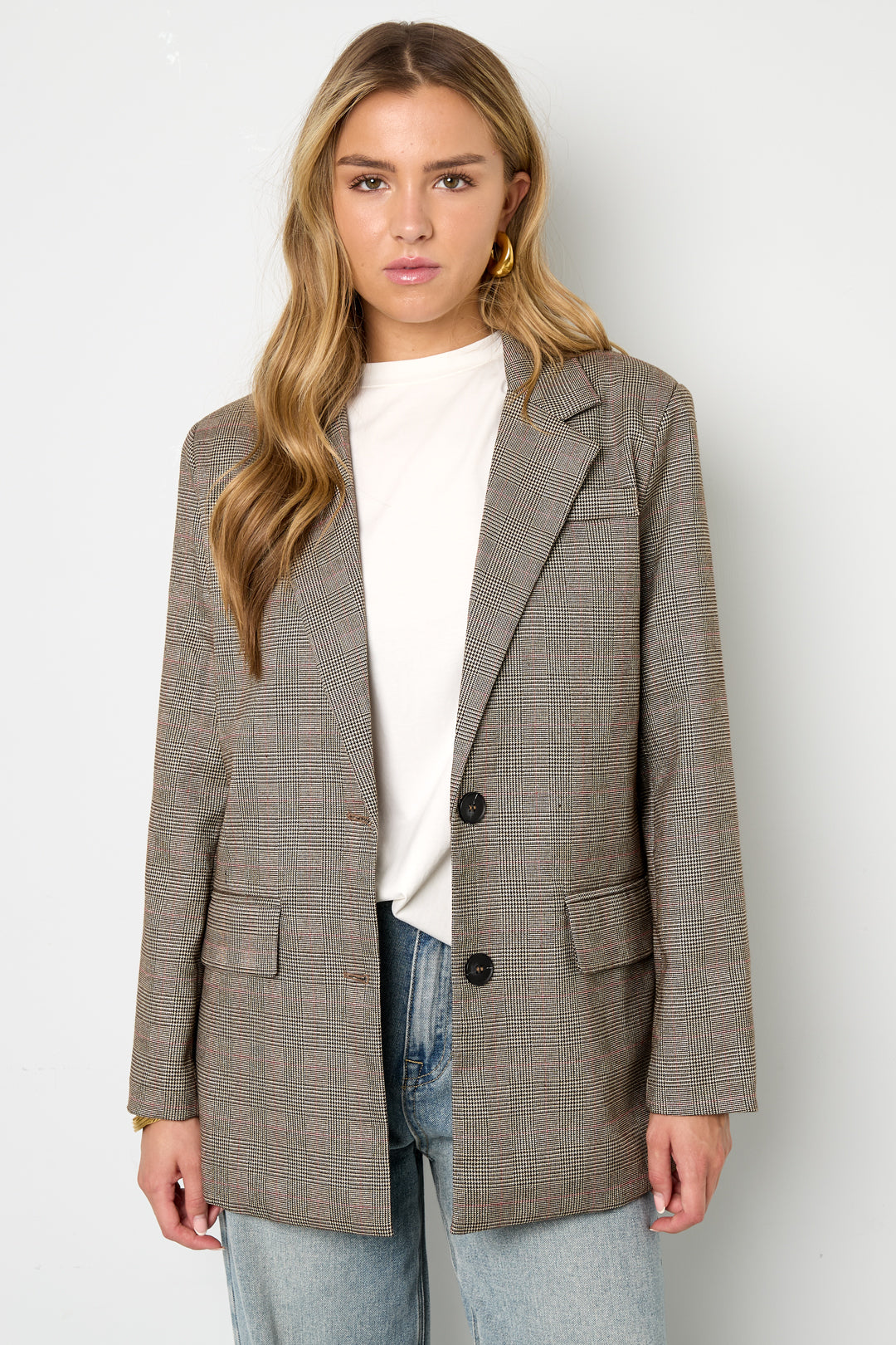 Isla Nomada - Tidløs blazer med tern