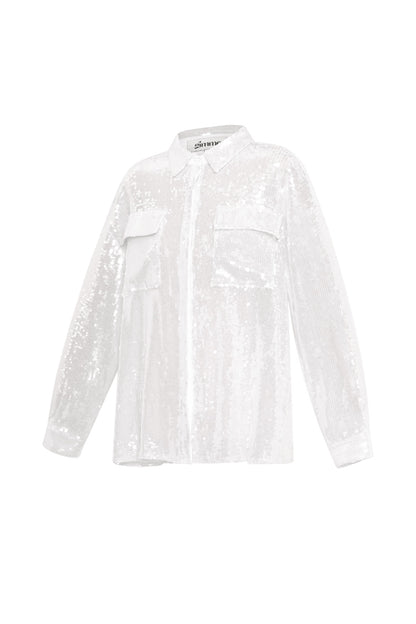 Glitter Sexy Blouse - Bluse til byturen