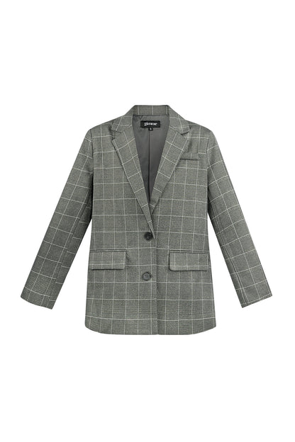 Isla Nomada - Tidløs blazer med tern