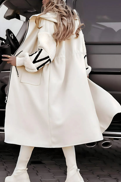 Isla Rosana Oversized Jacket met Capuchon