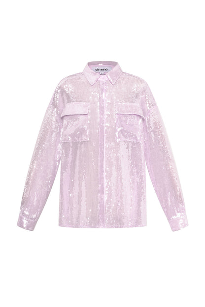 Glitter Sexy Blouse - Bluse til byturen