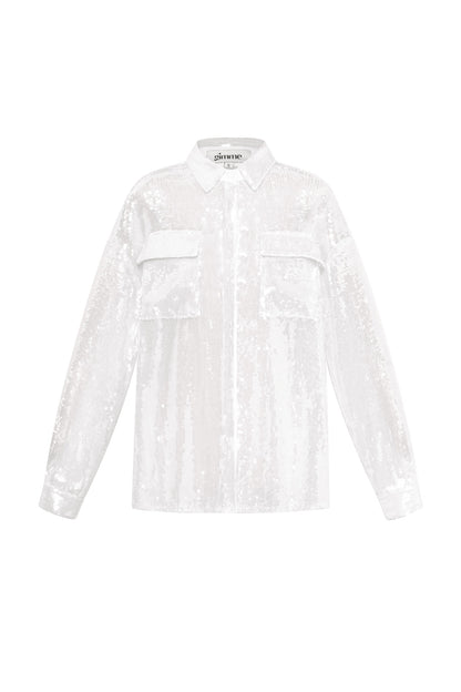 Glitter Sexy Blouse - Bluse til byturen