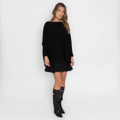 Cozy Oversized Trui Beige - Heerlijk varm!
