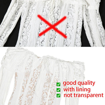 Suninheart hvid off the shoulder-kjole 2025