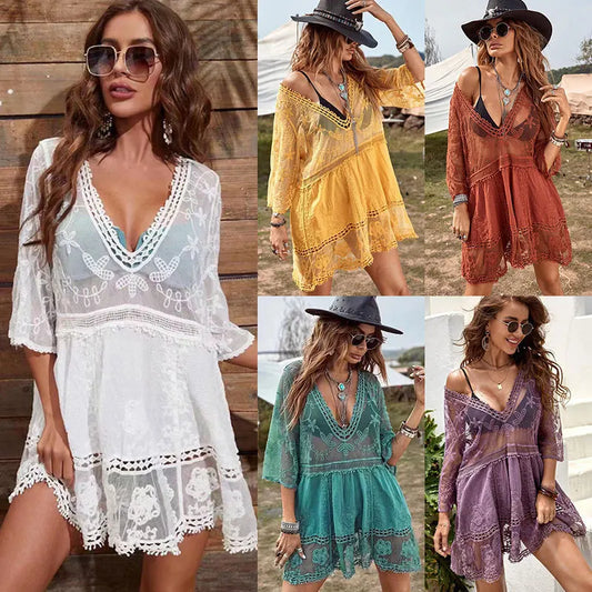Bikini Cover Ups 2025 (5 farver) - Beach Edition