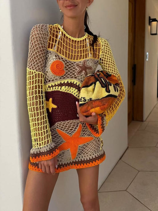 Boho Reef Mini Dress - det bedste strandtøj