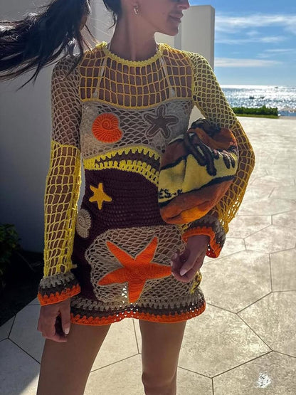 Boho Reef Mini Dress - det bedste strandtøj
