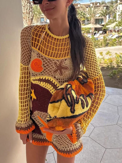 Boho Reef Mini Dress - det bedste strandtøj