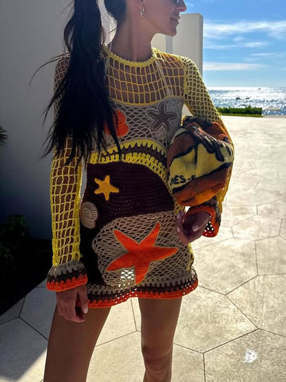 Boho Reef Mini Dress - det bedste strandtøj