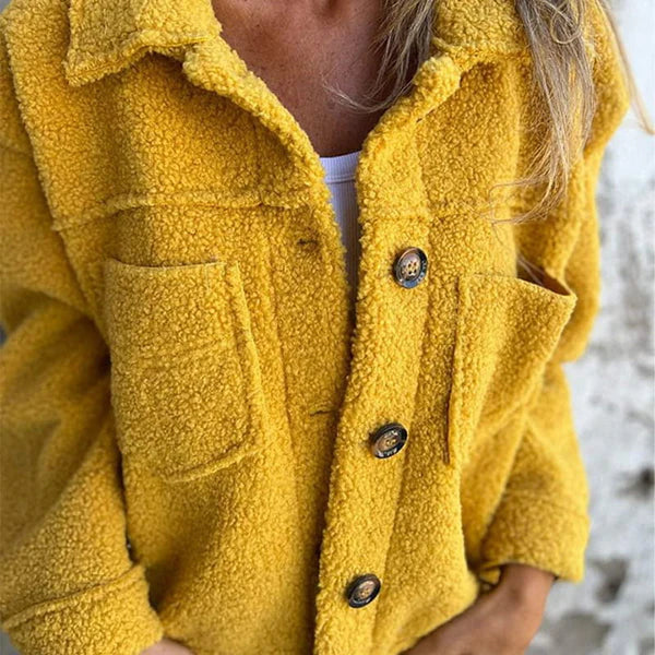 Isla Teddy Jacket - Blød udenpå, varm indeni